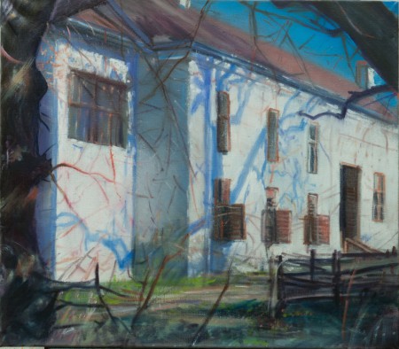 Somogyfajszi kastély 60x80cm olaj vászon